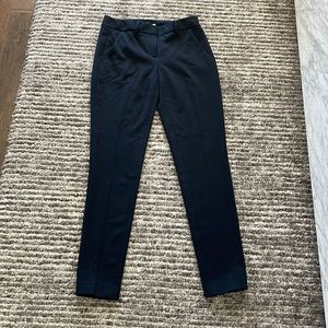 T TAHARI Dark Navy Slim Pants. Size 0